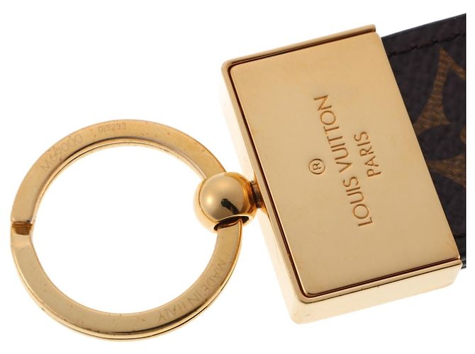 Louis Vuitton Porte Clés Dragonne Dauphine Keyring Marrone - vista 5