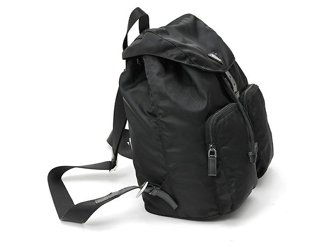 Prada Rucksack aus Nylon Schwarz - Ansicht 2