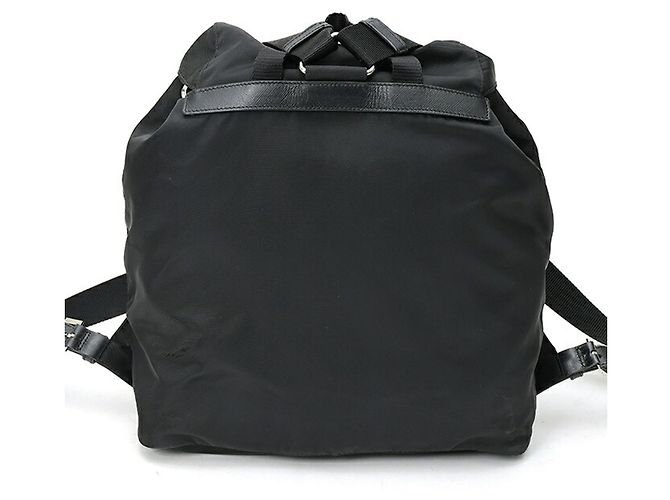 Prada Rucksack aus Nylon Schwarz - Ansicht 3