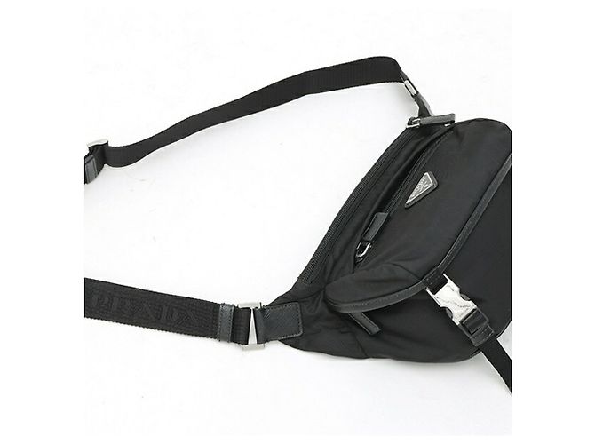 Borsa a tracolla Prada Re-Nylon x Saffiano Leather Nero - vista 2