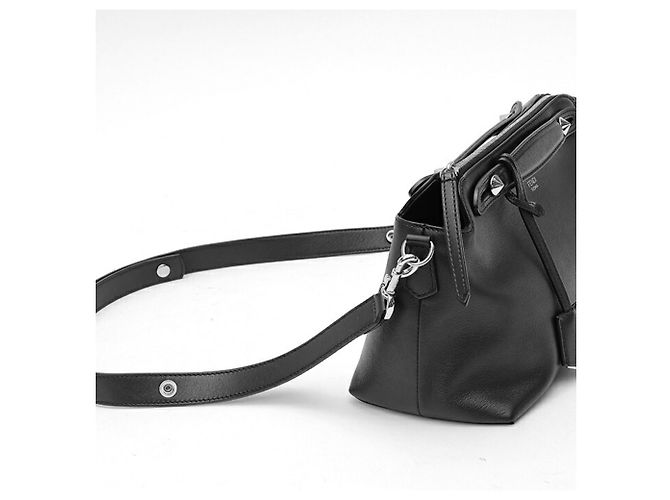 Borsa a tracolla Fendi By The Way Medium Nero - vista 2