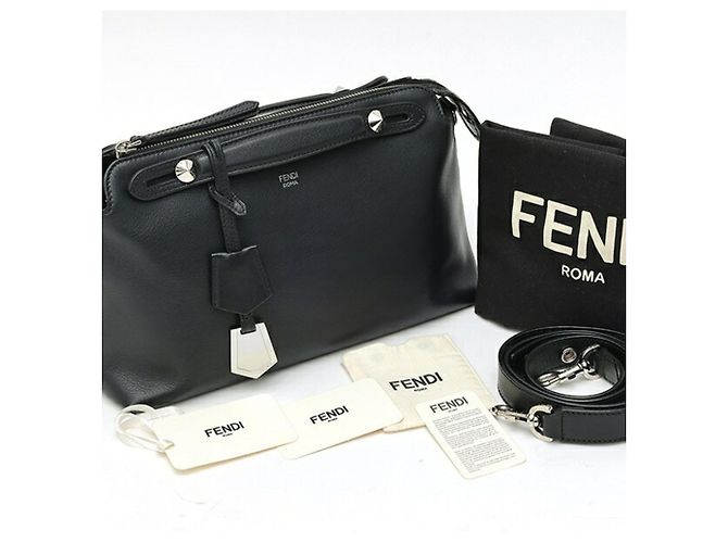 Borsa a tracolla Fendi By The Way Medium Nero - vista 9