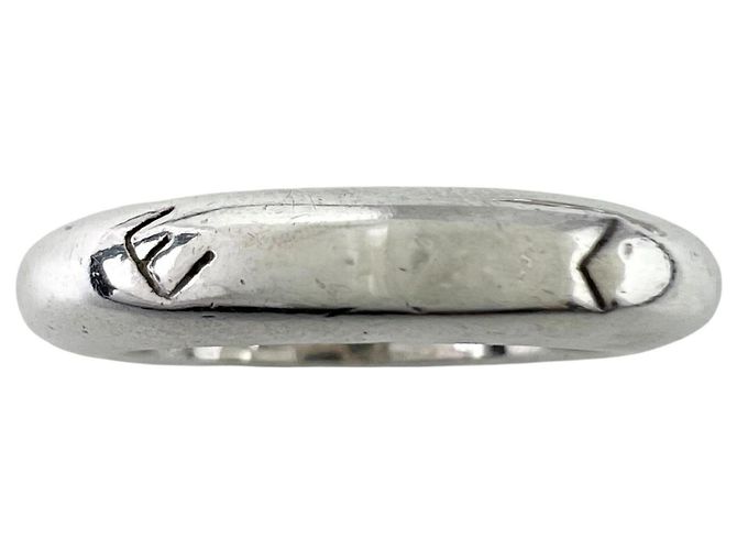 Anello Chanel Triple Logo in Argento - vista 6