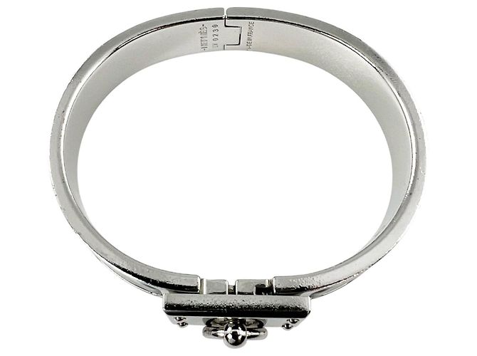 Hermès Bracciale HERMES Clic Anau Nero Argento - vista 2