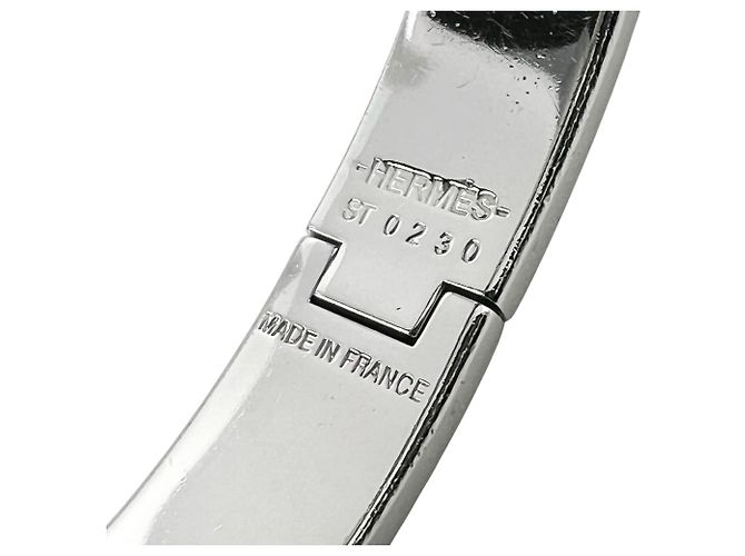 Hermès Bracciale HERMES Clic Anau Nero Argento - vista 6