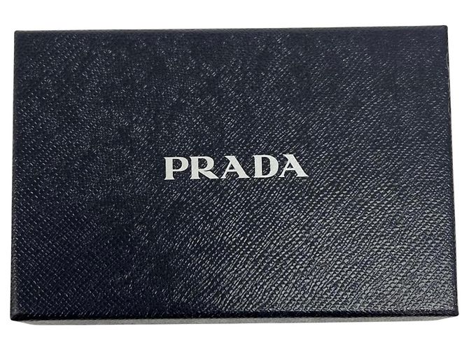 Cartera Prada bi-fold en piel Saffiano Rosa Crudo Burdeos - vista 12