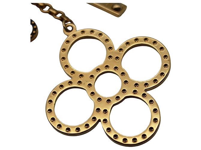 Portachiavi Charm Monogram Louis Vuitton Argento D'oro - vista 7