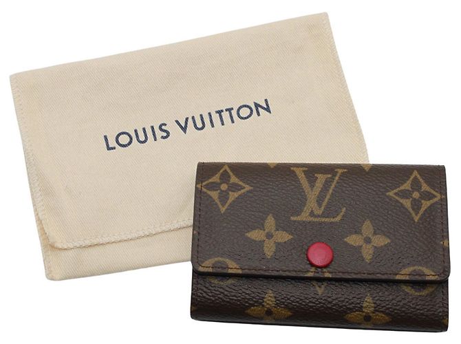 Portachiavi Louis Vuitton Monogram Fuschia Monogramma - vista 9