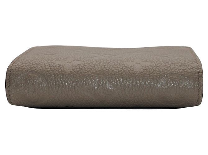 Cartera Louis Vuitton Bi-fold Monogram Empreinte Negro Beige - vista 3