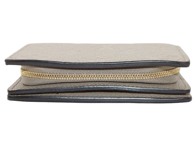 Cartera Louis Vuitton Bi-fold Monogram Empreinte Negro Beige - vista 4