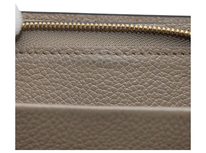 Cartera Louis Vuitton Bi-fold Monogram Empreinte Negro Beige - vista 8