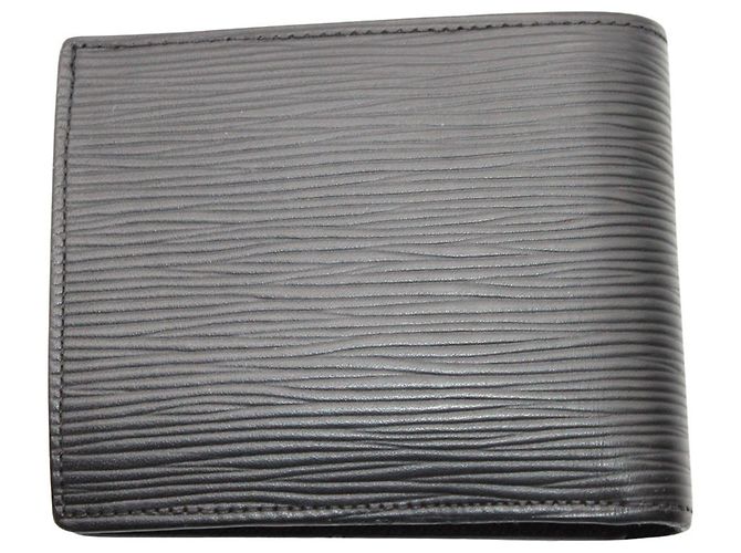 Portafoglio bi-fold da uomo Louis Vuitton Monogram Eclipse Nero Monogramma - vista 2