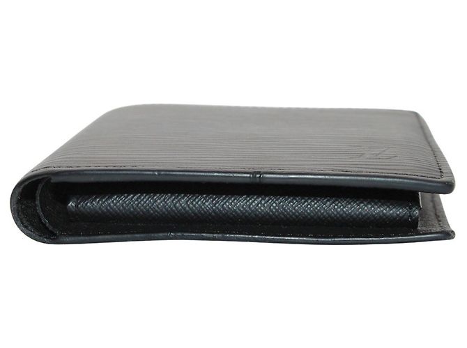 Portafoglio bi-fold da uomo Louis Vuitton Monogram Eclipse Nero Monogramma - vista 3