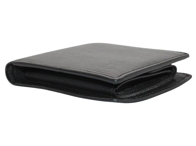 Portafoglio bi-fold da uomo Louis Vuitton Monogram Eclipse Nero Monogramma - vista 4