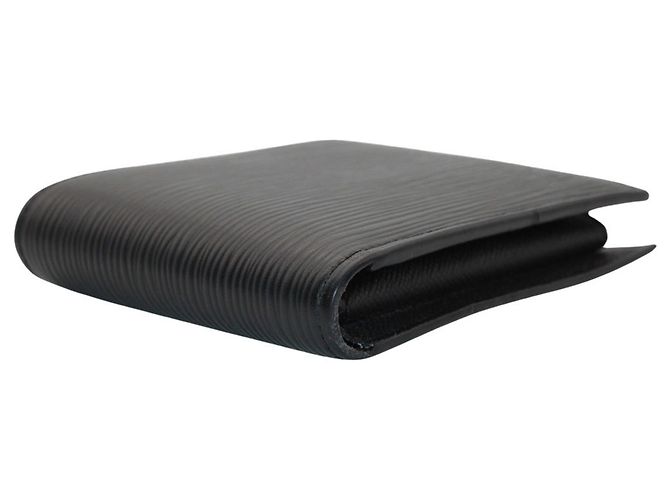 Portafoglio bi-fold da uomo Louis Vuitton Monogram Eclipse Nero Monogramma - vista 5