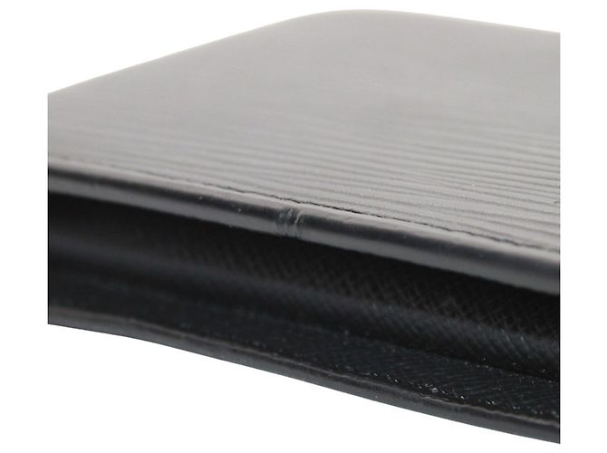 Portafoglio bi-fold da uomo Louis Vuitton Monogram Eclipse Nero Monogramma - vista 6