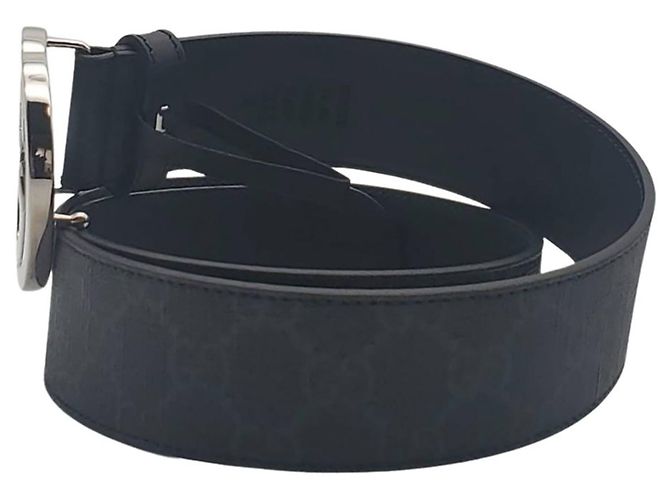 Cintura in pelle nera da uomo Gucci Nero - vista 2