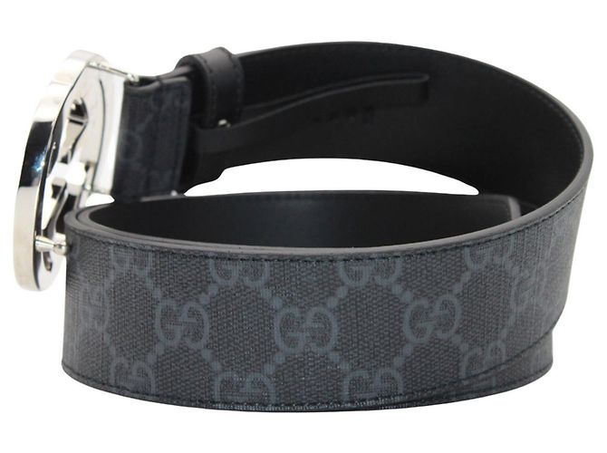Cintura in pelle nera da uomo Gucci Nero - vista 3