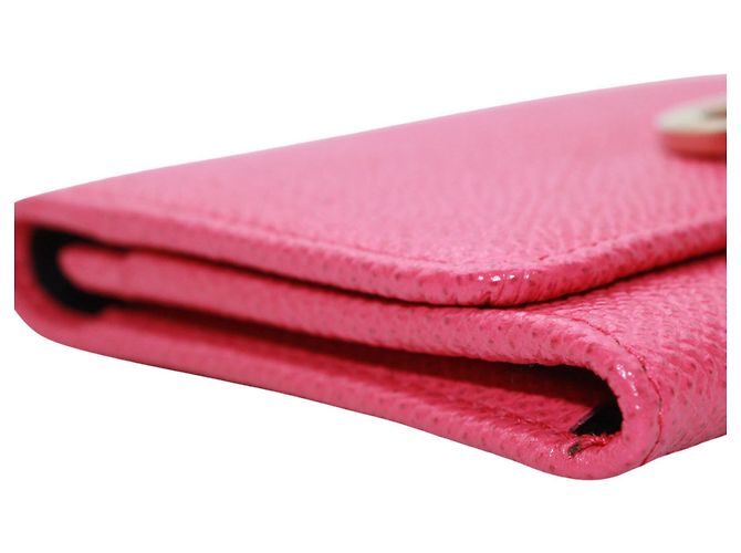 Bulgari Tarjetero de piel rosa Bvlgari - vista 4