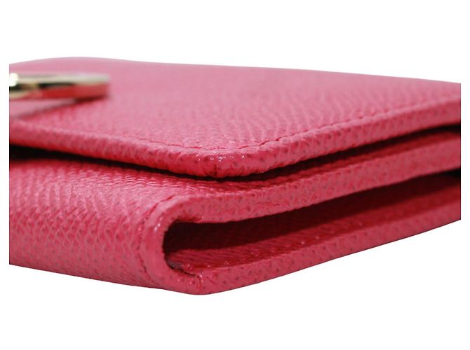 Bulgari Tarjetero de piel rosa Bvlgari - vista 5