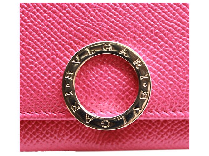 Bulgari Tarjetero de piel rosa Bvlgari - vista 6