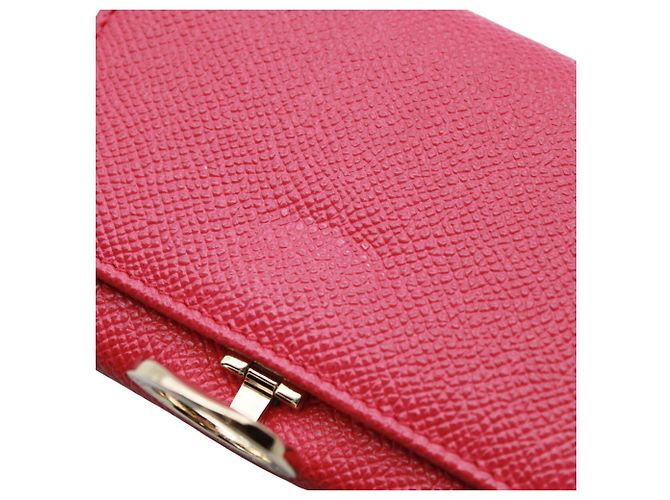 Bulgari Tarjetero de piel rosa Bvlgari - vista 7
