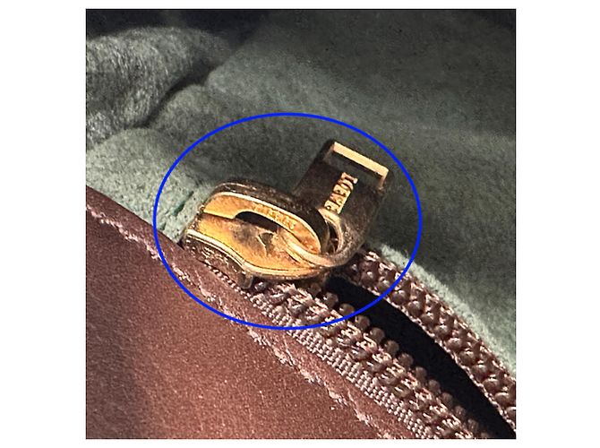 Borsa a mano in pelle marrone scuro Loewe - vista 7