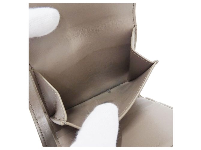 Céline Cartera tri-fold para mujer Celine en Greige Gris - vista 9