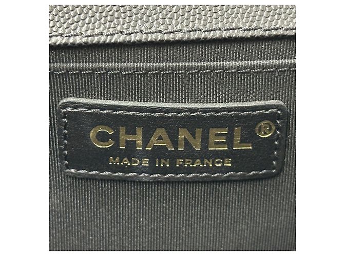 Borsa Chanel Boy V-Stitch Nero - vista 6