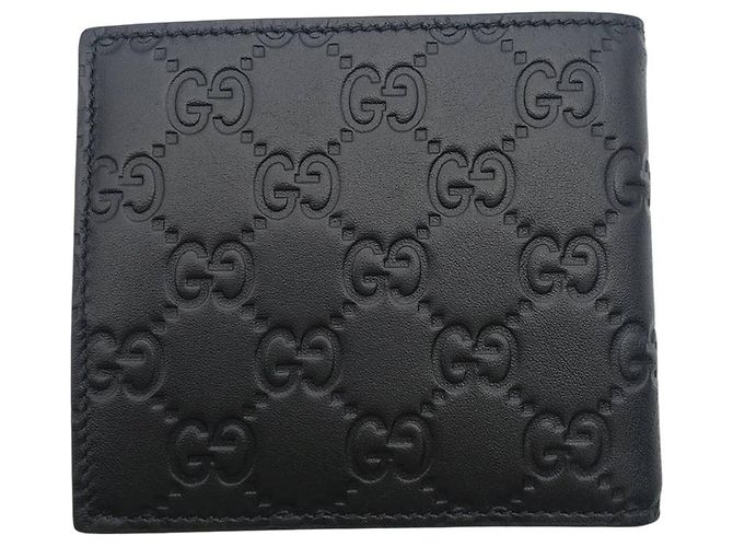 Gucci Bi-Fold Ledergeldbörse in Schwarz - Ansicht 2