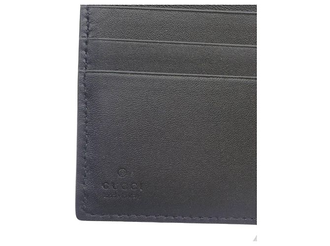 Gucci Bi-Fold Ledergeldbörse in Schwarz - Ansicht 8