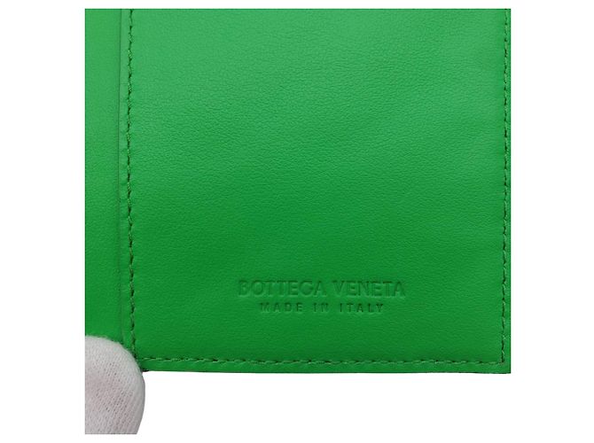 Portafoglio Bottega Veneta da uomo Nero Verde - Ansicht 10