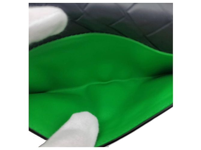 Portafoglio Bottega Veneta da uomo Nero Verde - Ansicht 11