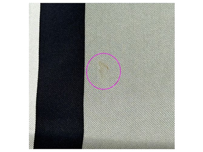 Hermès Foulard Hermes Carre 90 SOIES VOLANTES Marrone Nero Multicolore - vista 7