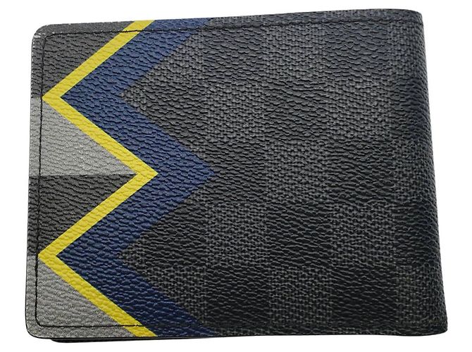 Slender Portafoglio bi-fold da uomo Louis Vuitton Nero - vista 2