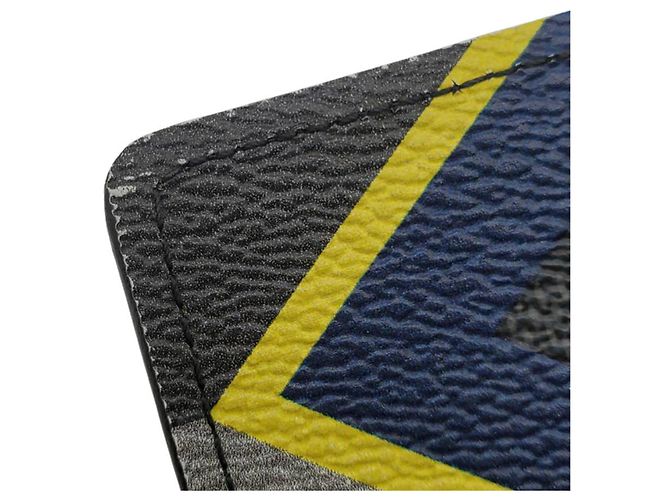 Slender Portafoglio bi-fold da uomo Louis Vuitton Nero - vista 4