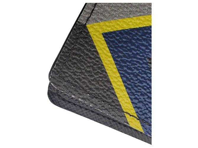 Slender Portafoglio bi-fold da uomo Louis Vuitton Nero - vista 5