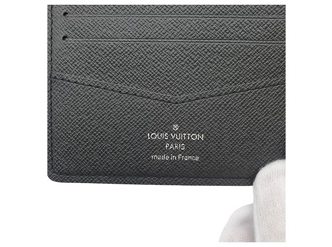 Slender Portafoglio bi-fold da uomo Louis Vuitton Nero - vista 7