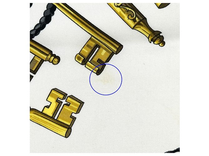 Hermès Hermes Carre 90 Les Cles Seidentuch Schwarz Mehrfarben - Ansicht 11