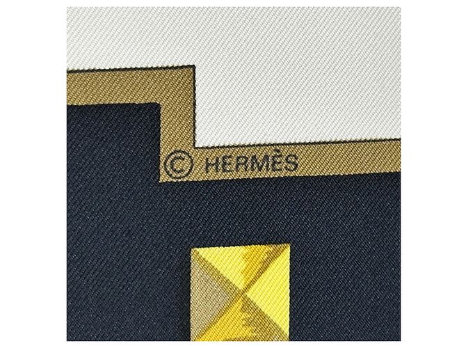 Hermès Hermes Carre 90 Les Cles Seidentuch Schwarz Mehrfarben - Ansicht 4