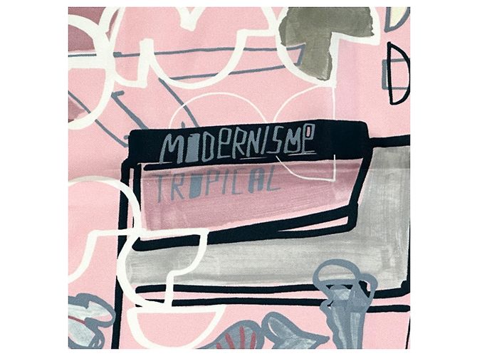 Hermès Hermes Carre 90 Seidentuch Pink Mehrfarben - Ansicht 2