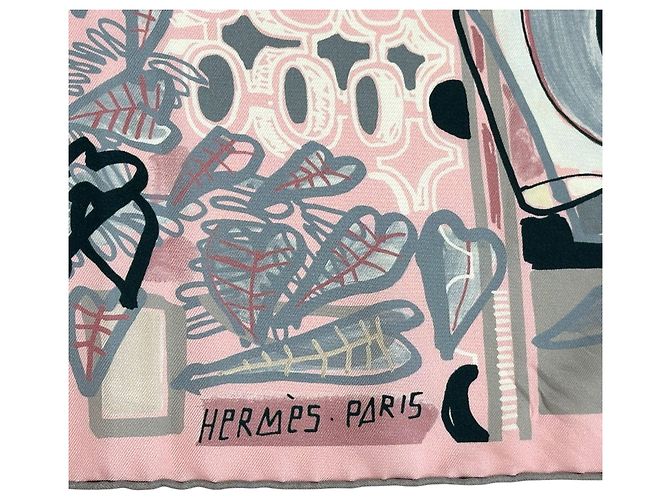 Hermès Hermes Carre 90 Seidentuch Pink Mehrfarben - Ansicht 3