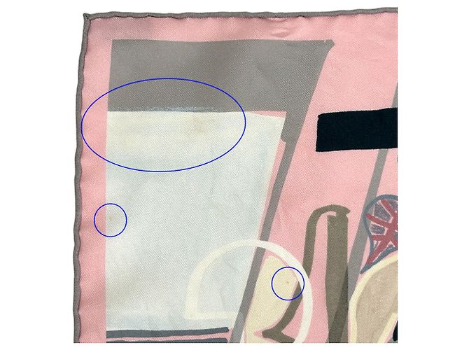 Hermès Hermes Carre 90 Seidentuch Pink Mehrfarben - Ansicht 8
