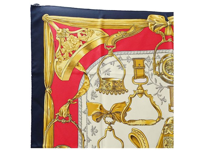 Hermès Hermes Seidenschal Schwarz - Ansicht 2