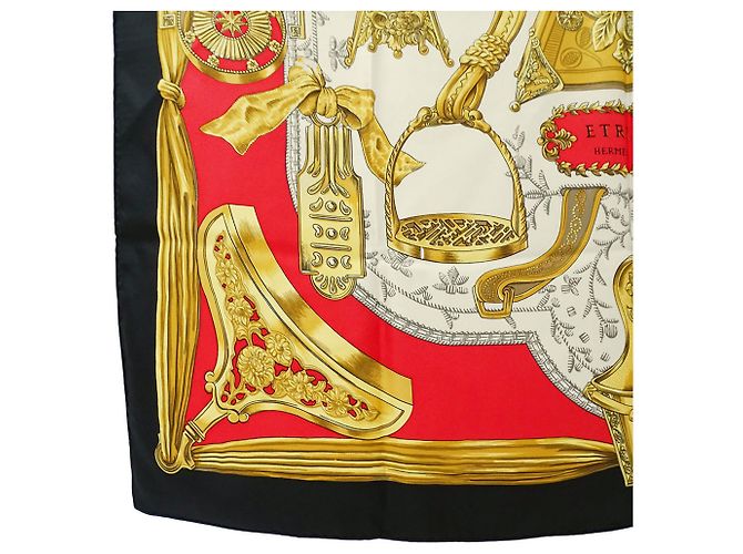 Hermès Hermes Seidenschal Schwarz - Ansicht 4
