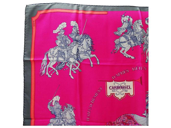 Hermès Hermes Seidentuch rosa Pink - Ansicht 2
