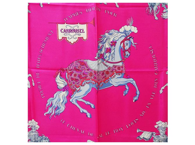 Hermès Hermes Seidentuch rosa Pink - Ansicht 6