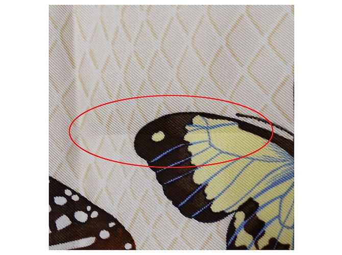 Hermès Pañuelo de seda azul Hermes - vista 9