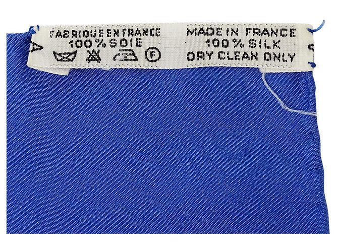 Hermès Foulard Hermes Carre 90 - Washington's Carriage Blu - vista 7