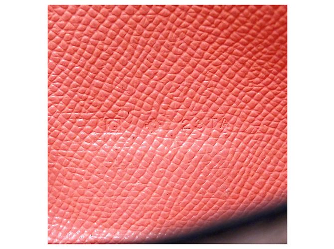 Hermès Cartera Larga Bearn para Mujer Hermes Rosa Roja - vista 6